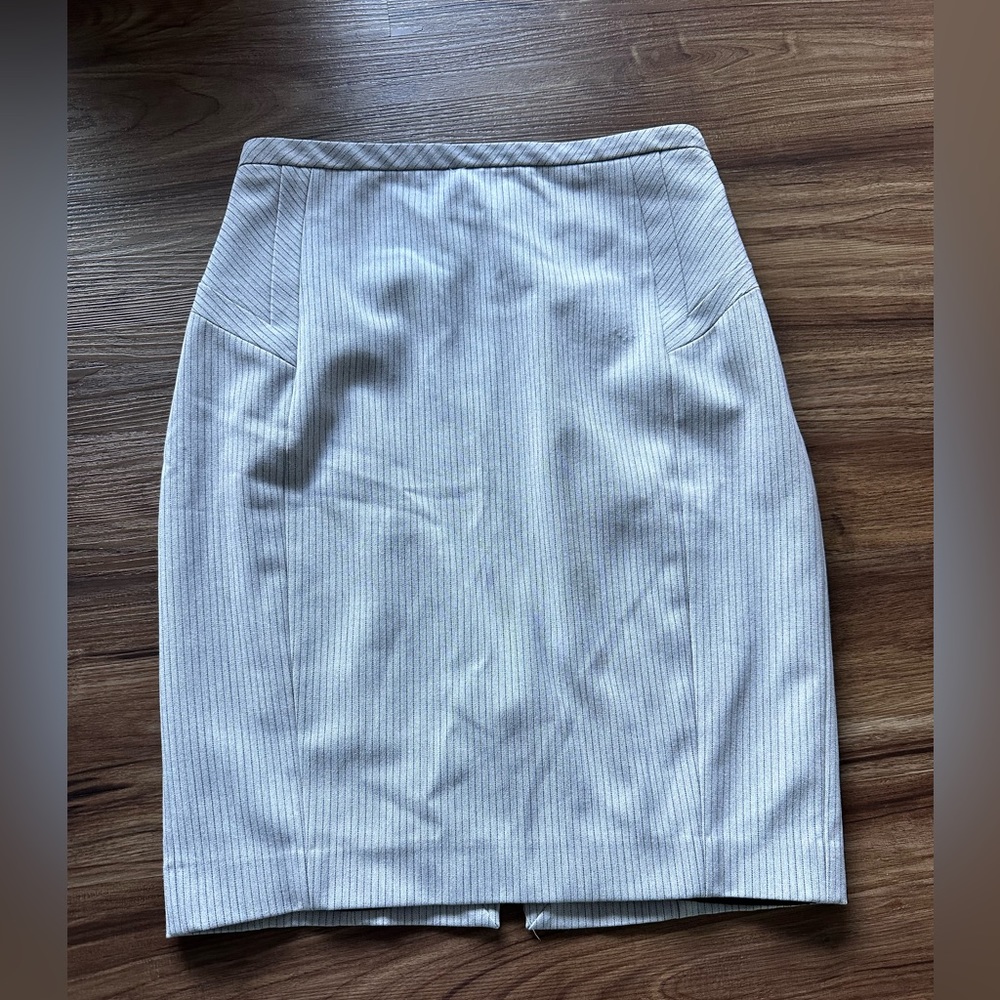 Grey Pencil Skirt